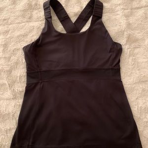 Lululemon Racerback Workout Top with Mesh Cutouts